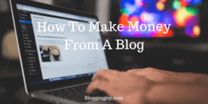 make money blogging tips