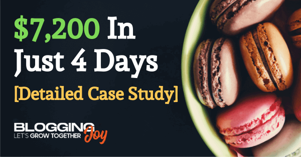 Black Friday Case Study: How We Made $7,200 in 4 Days Through Affiliate Marketing [Event Blogging Rocks!!]