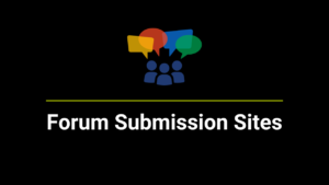 best forum submission sites