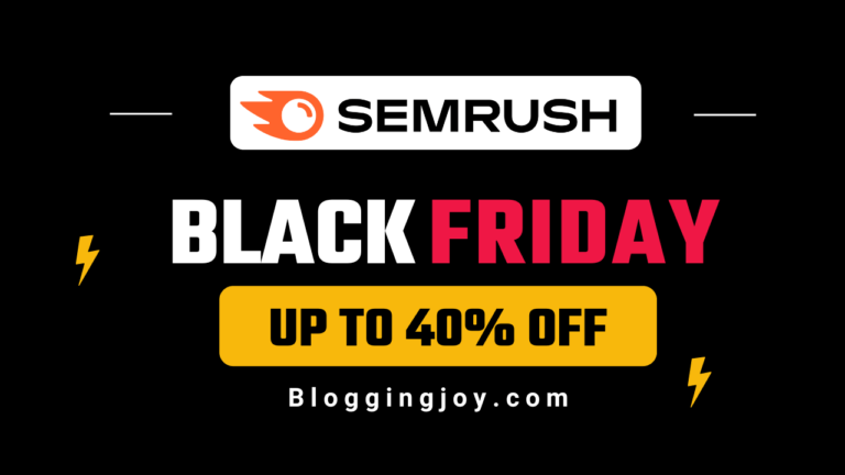 SEMrush Black Friday Cyber Monday 2022 Sale: 40% off Content Marketing Platform & Marketplace
