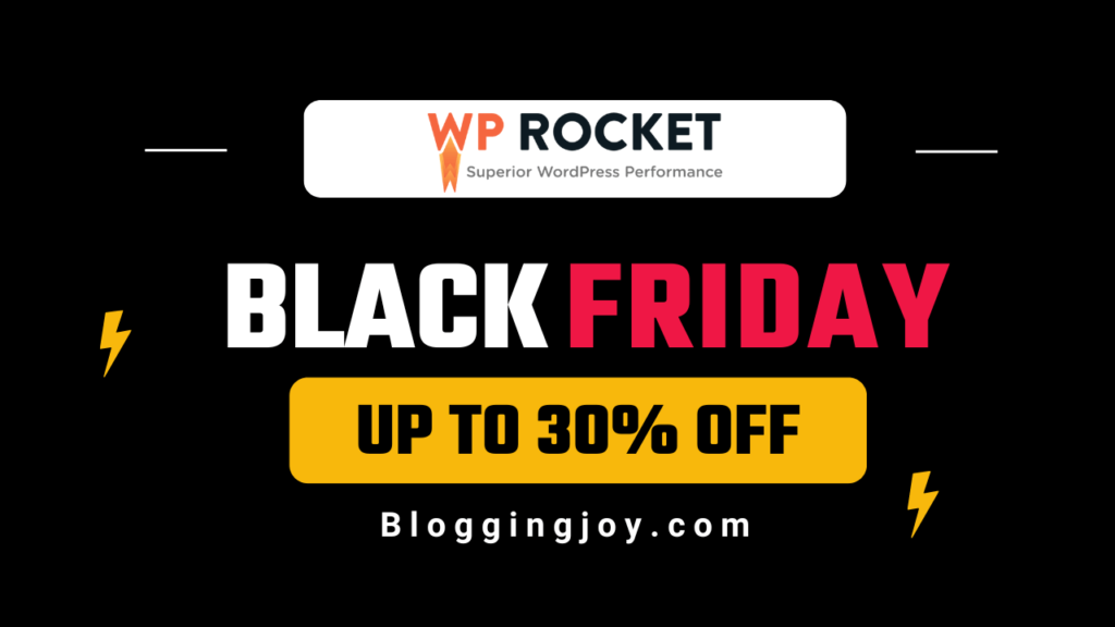 wp rocket black friday cyber monday deals