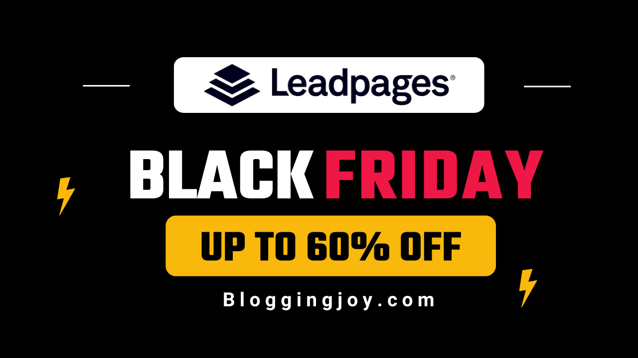 leadpages black friday cyber monday sale