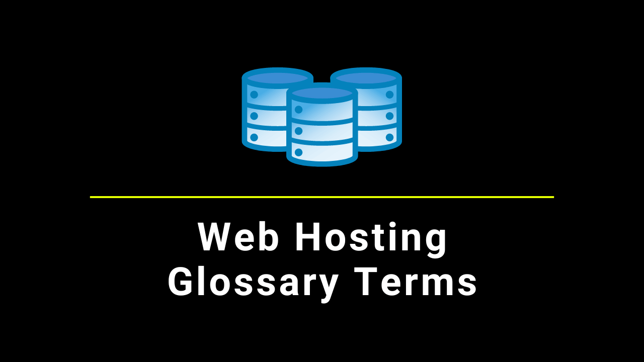 web hosting glossary terms