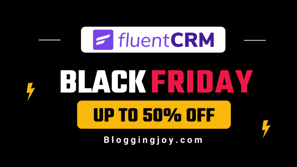 FluenCRM Black Friday Cyber Monday Sale