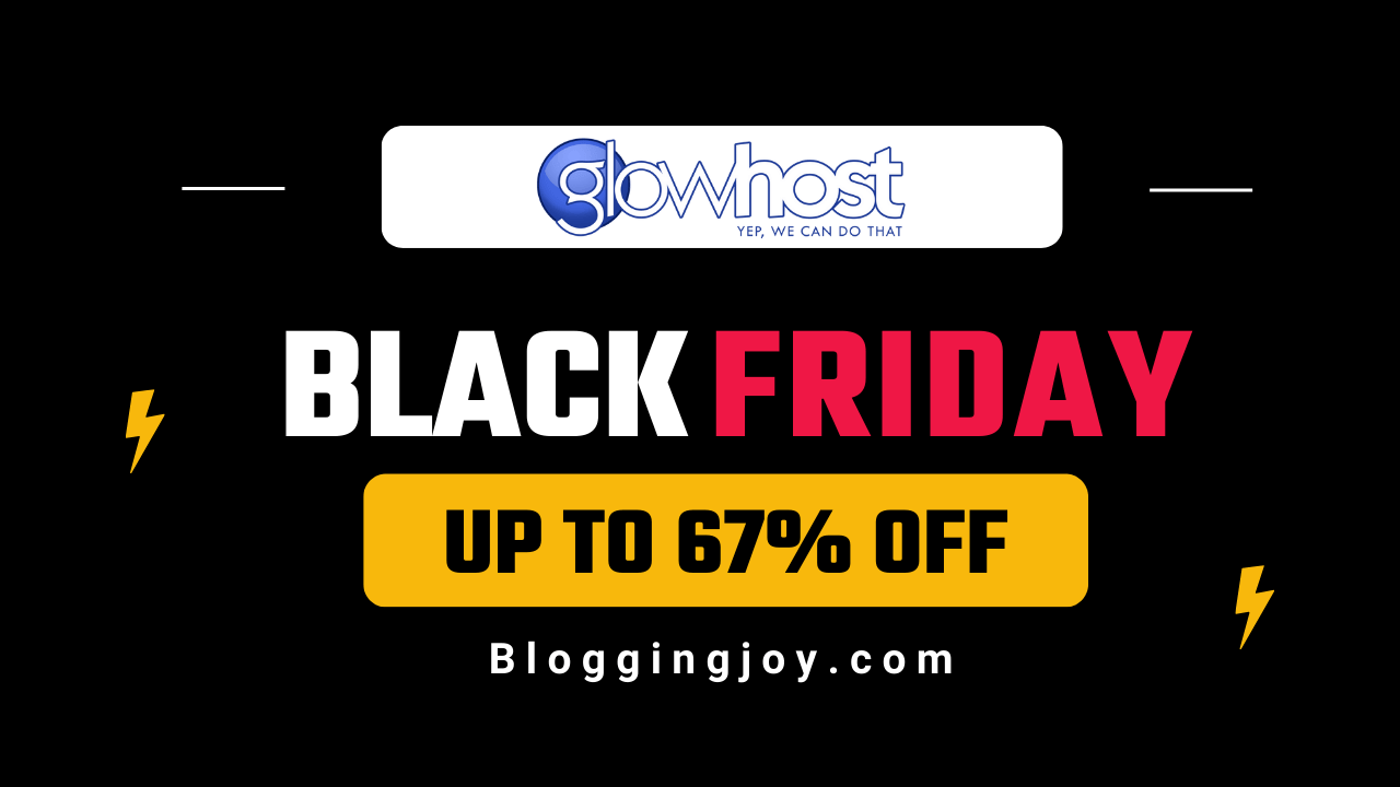 glowhost black friday cyber monday sale