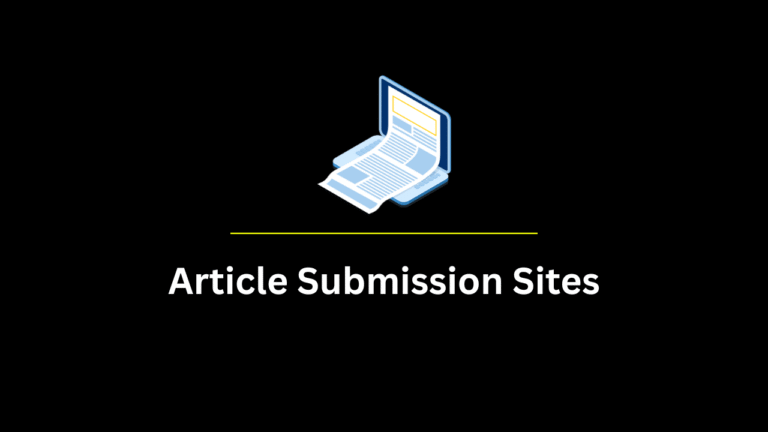 Article Submission Sites
