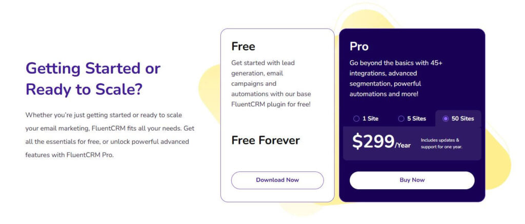 FluentCRM Free Vs Pro Review 2025