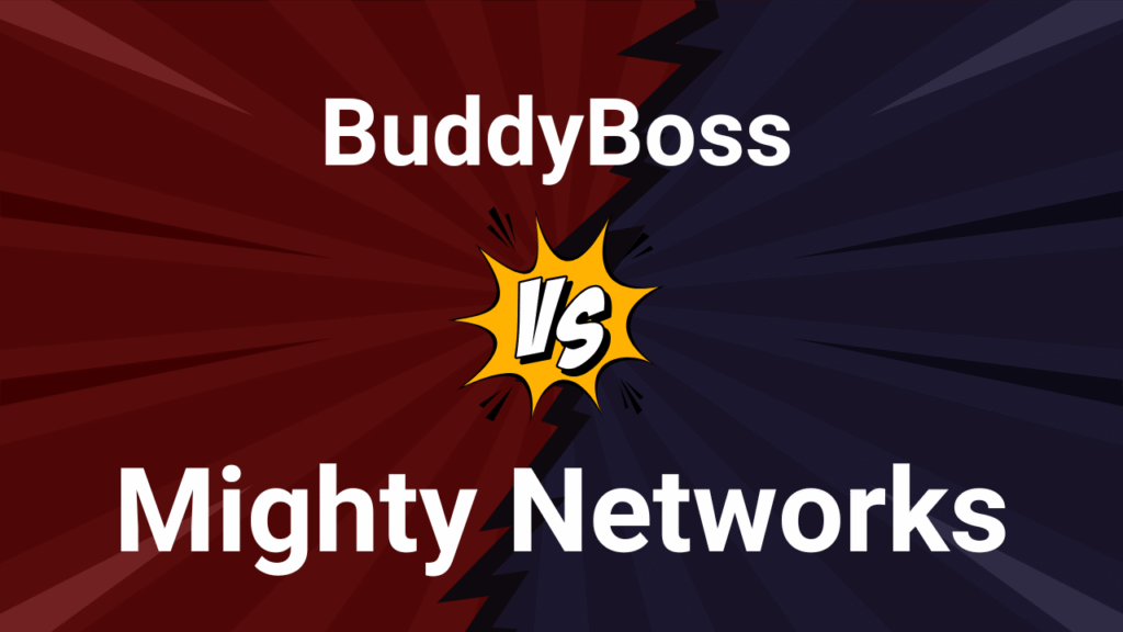 buddyboss vs Mighty Networks comparison 2025