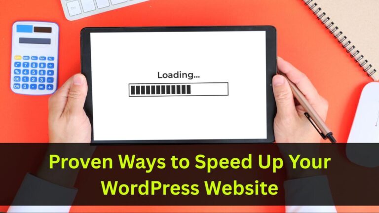 Speed Up Your WordPress Website