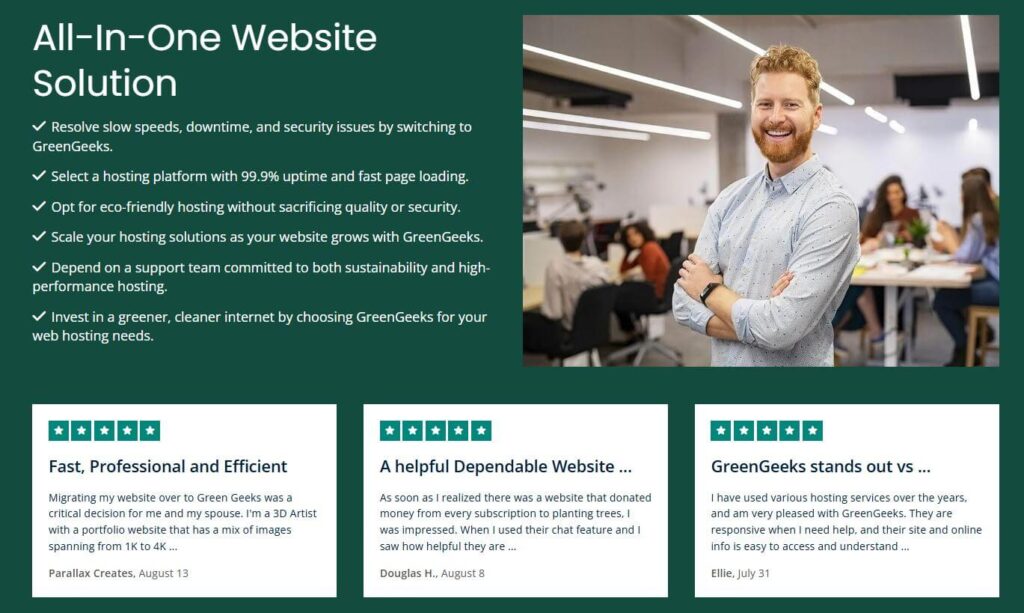 greengeeks hosting review