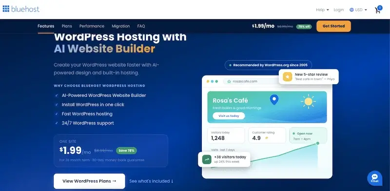 bluehost coupon code offer